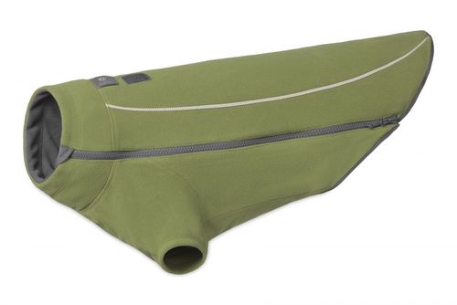 Ruffwear Climate Changer™ Fleecová bunda pro psy Zelená XXS